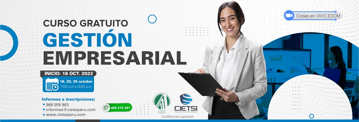 CURSO GESTIÓN EMPRESARIAL 2022